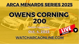 Toledo 200 ARCA Menards Series Live Stream